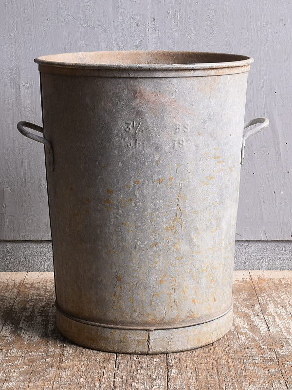 イギリス アンティーク ブリキ ウォッシングタブ ガーデニング 11943