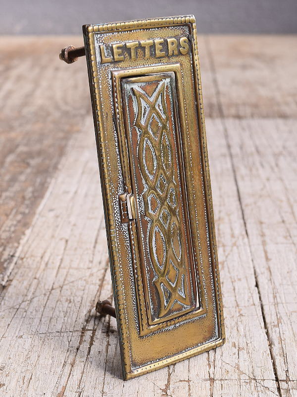 イギリス アンティーク レタースロット 郵便受け 建具金物 11986