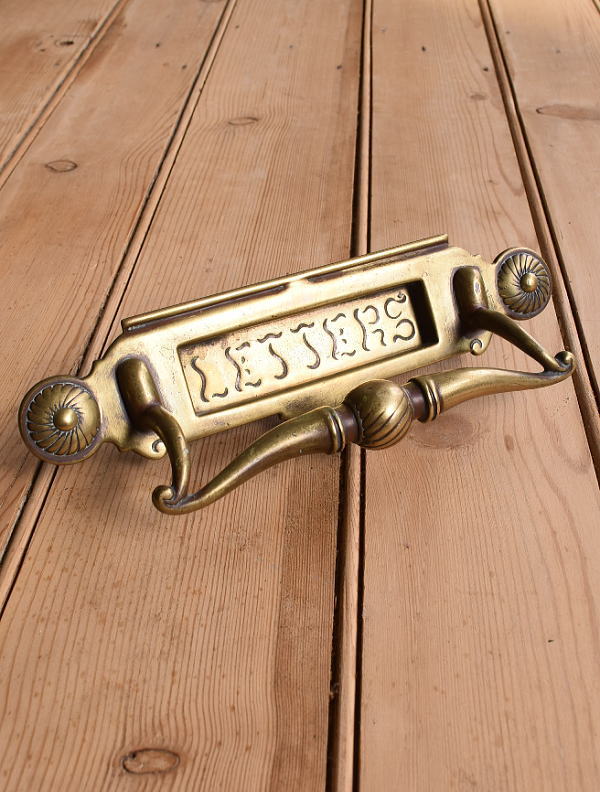 イギリス アンティーク レタースロット 郵便受け 建具金物 11990