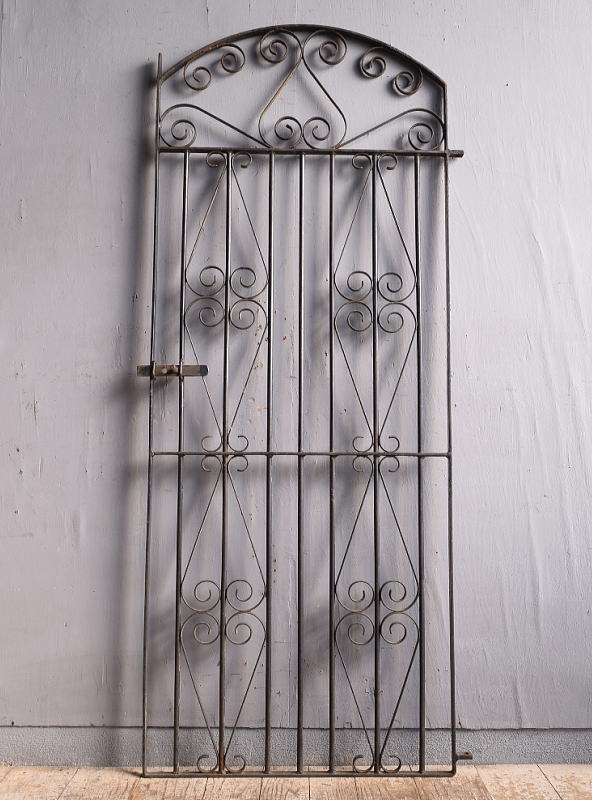 イギリスアンティーク アイアンフェンス ゲート柵 ガーデニング 11998