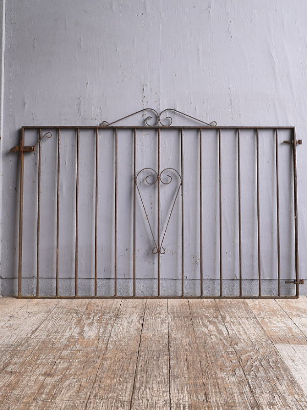 イギリスアンティーク アイアンフェンス ゲート柵 ガーデニング 12008