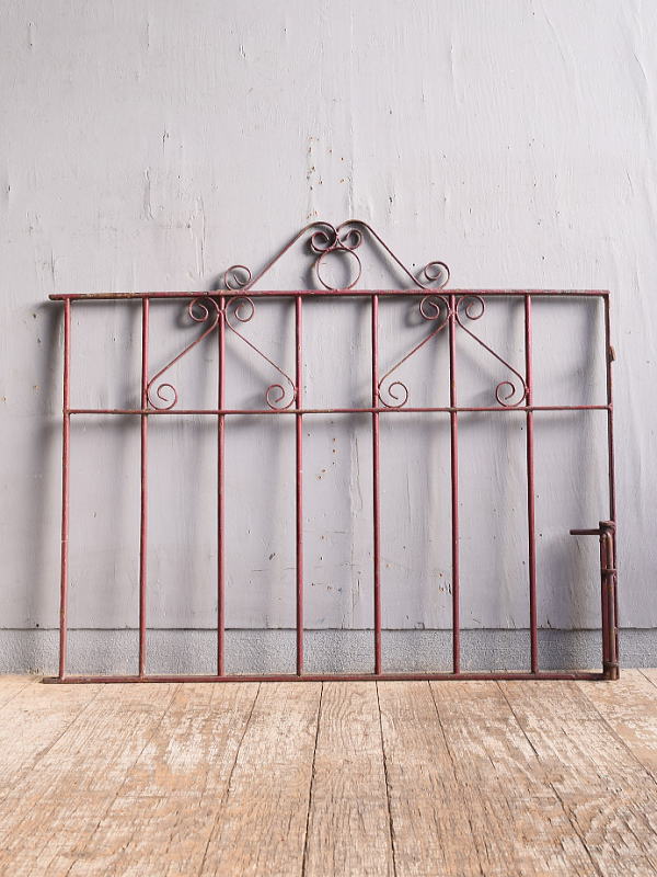 イギリスアンティーク アイアンフェンス ゲート柵 ガーデニング 12011