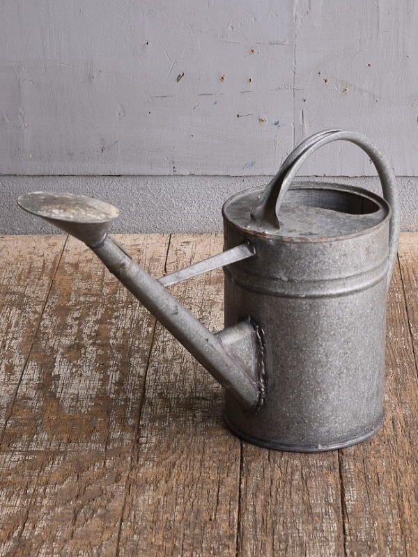 イギリス アンティーク ブリキ製 ジョウロ ガーデニング 12055