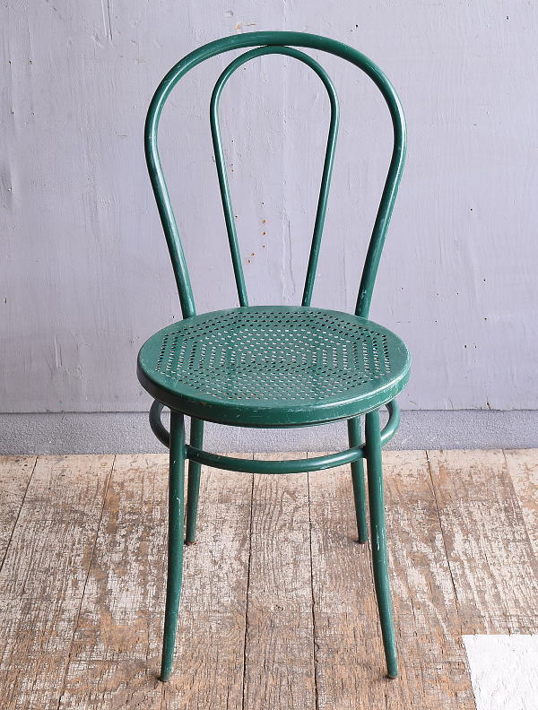 フレンチ アンティーク アイアンガーデンチェア ガーデニング 12076