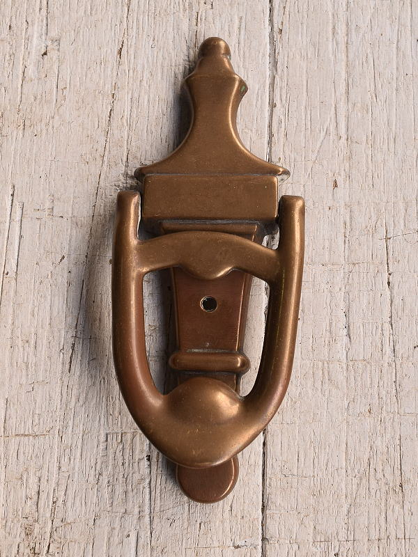 イギリス アンティーク 真鍮製ドアノッカー 12134