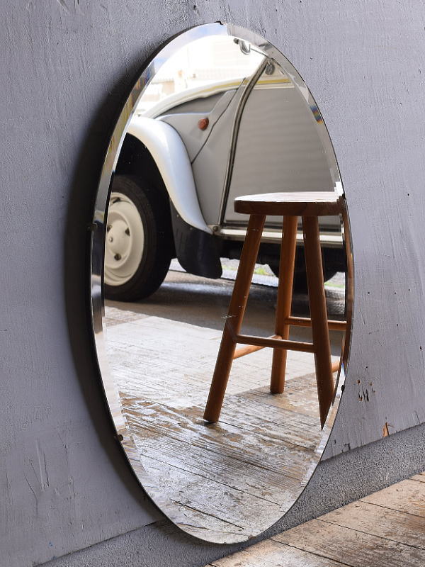 イギリス アンティーク　 壁掛けミラー 鏡　12417