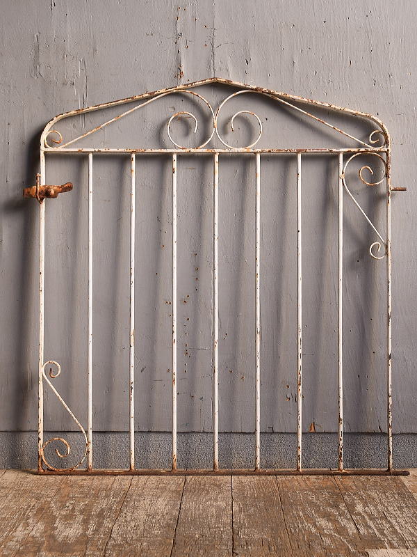 イギリスアンティーク アイアンフェンス ゲート柵 ガーデニング 12761