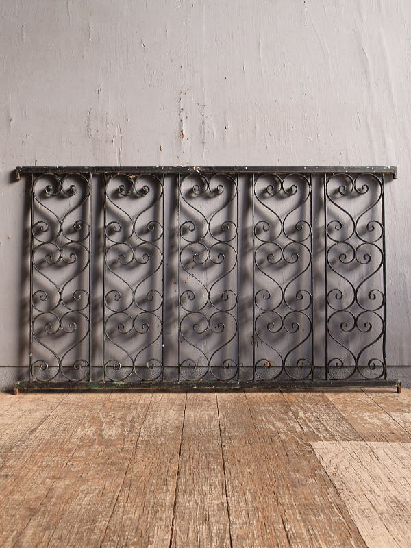 イギリスアンティーク アイアンフェンス ゲート柵 ガーデニング 12769