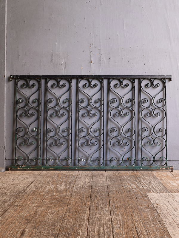 イギリスアンティーク アイアンフェンス ゲート柵 ガーデニング 12770