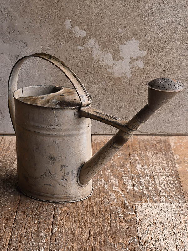 フレンチ アンティーク ブリキ製 ジョウロ ガーデニング 13041