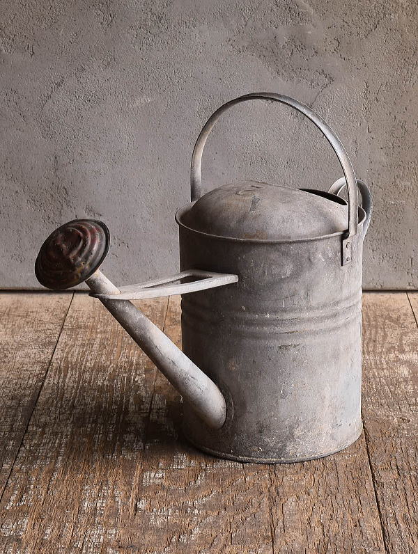 イギリス アンティーク ブリキ製 ジョウロ ガーデニング 13066