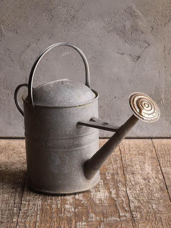 イギリス アンティーク ブリキ製 ジョウロ ガーデニング 13067