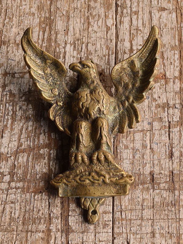 イギリス アンティーク 真鍮製ドアノッカー 13077