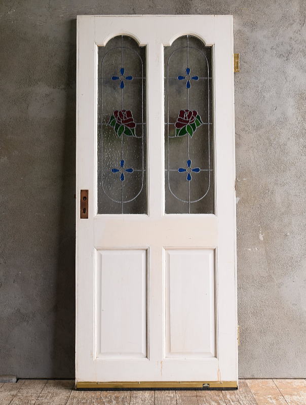 イギリス アンティーク 木製ドア 扉 建具 13163