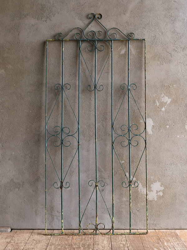 イギリスアンティーク アイアンフェンス ゲート柵 ガーデニング 13204