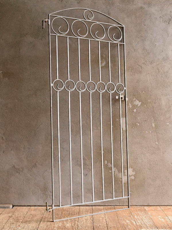 イギリスアンティーク アイアンフェンス ゲート柵 ガーデニング 13216