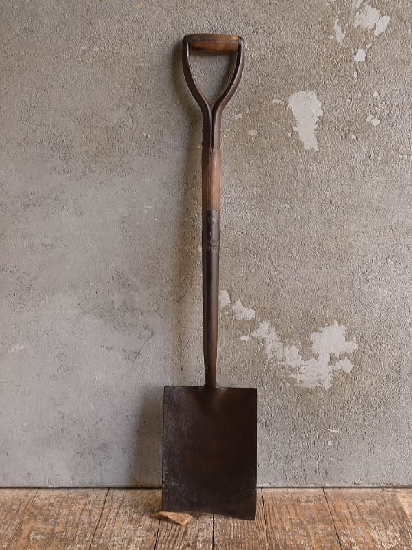 イギリスアンティーク ガーデンスコップ 農機具 13329