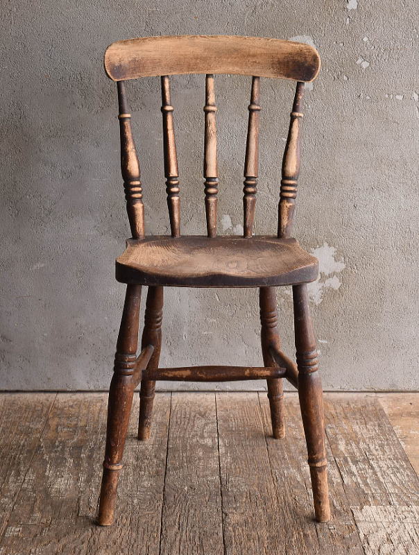 イギリス アンティーク家具 キッチンチェア 椅子 13368