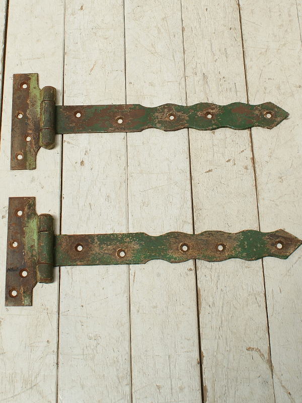 イギリス アンティーク 鉄製ヒンジ　建具金物 3240