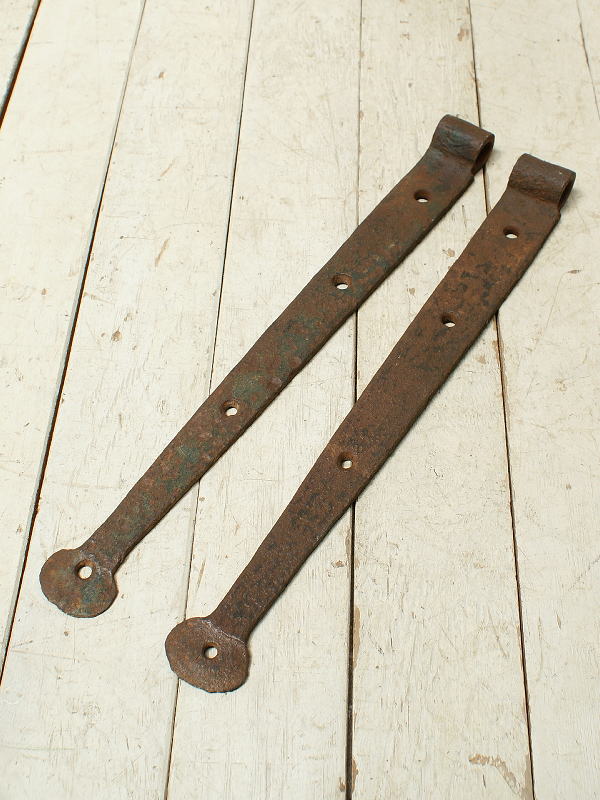 イギリス アンティーク 鉄製ヒンジ　建具金物 3241