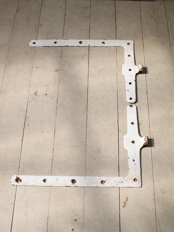 イギリス アンティーク 鉄製ヒンジ　建具金物 5130