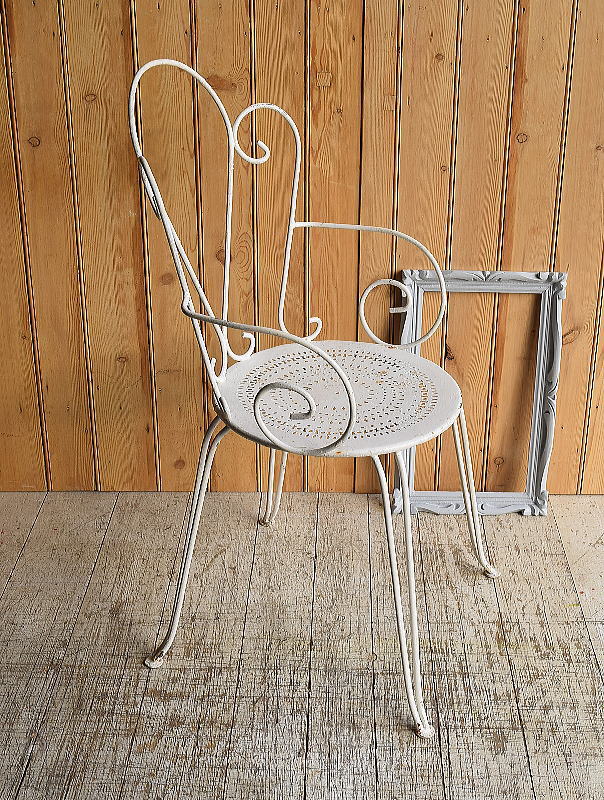 フレンチ アンティーク アイアンガーデンチェア ガーデニング 28