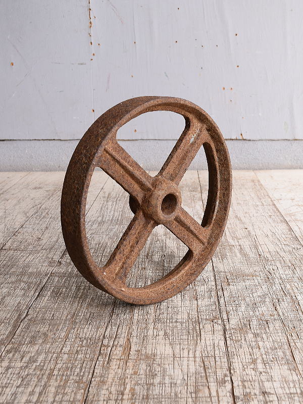 イギリス アンティーク 鉄製 車輪 10252