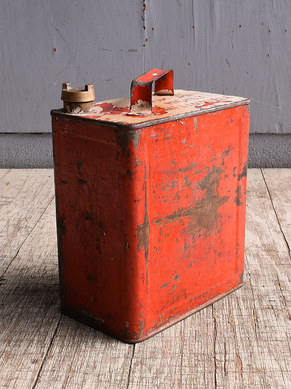 イギリス ヴィンテージ スチール製 ガソリン缶 真鍮キャップ ペトロリウム缶 イギリス ヴィンテージ スチール製 ガソリン缶 真鍮キャップ