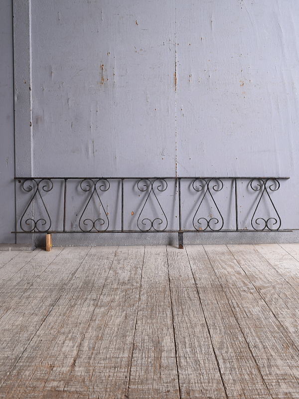 イギリス アンティーク アイアンフェンス ゲート柵 10812