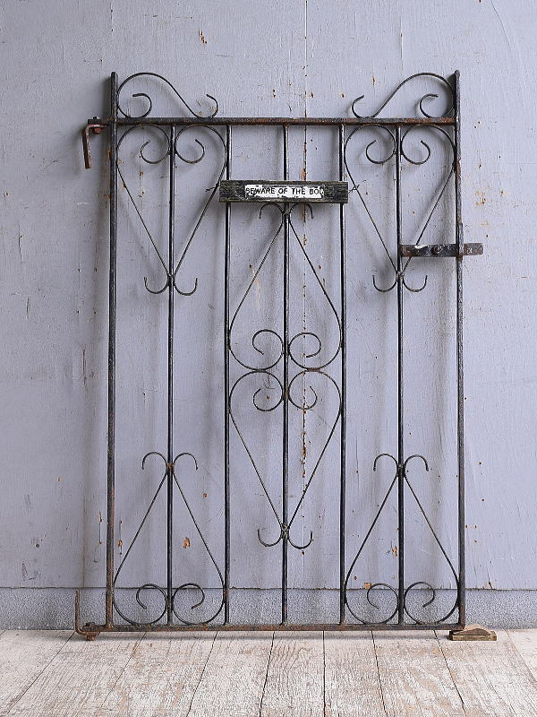 イギリスアンティーク アイアンフェンス ゲート柵 ガーデニング