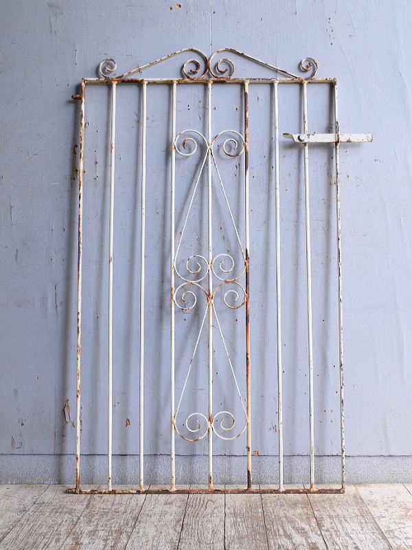 英国アンティークアイアンフェンス 英国風 アイアンフェンス ロータイプ ガーデンフェンス