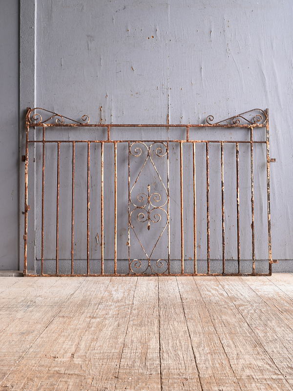 イギリス アンティーク アイアンフェンス ゲート柵 11114