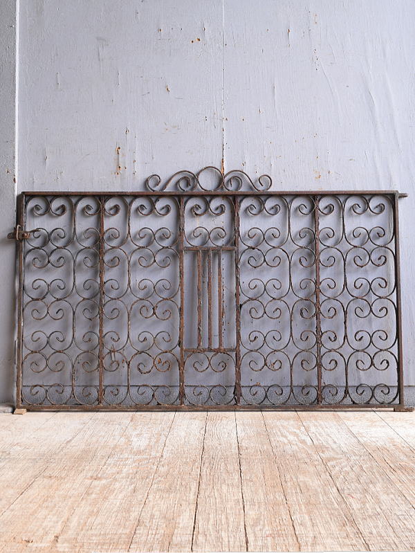 イギリス アンティーク アイアンフェンス ゲート柵 11116