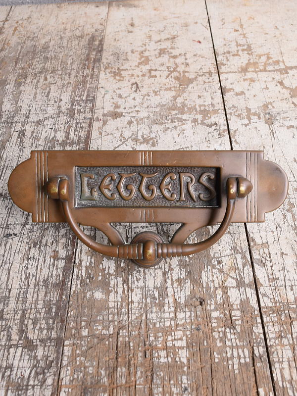 イギリス アンティーク レタースロット 郵便受け 建具金物 11169