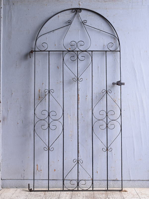 イギリスアンティーク アイアンフェンス ゲート柵 ガーデニング 11211