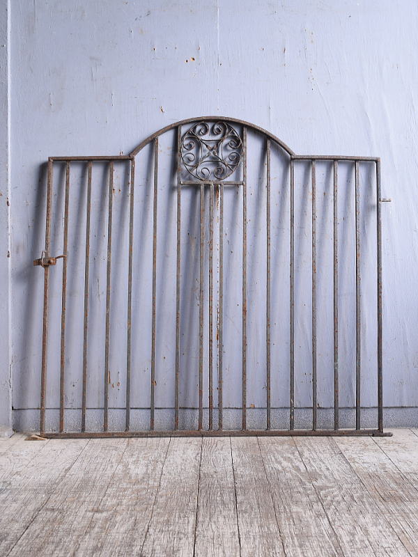 イギリス アンティーク アイアンフェンス ゲート柵 11306