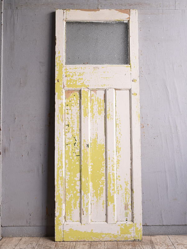 イギリス アンティーク ガラス入りドア 扉 建具 11332