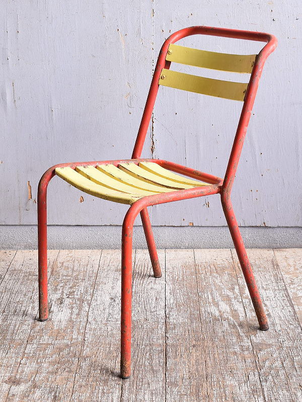 フレンチ アンティーク スタッキング ガーデンチェア 椅子 11554