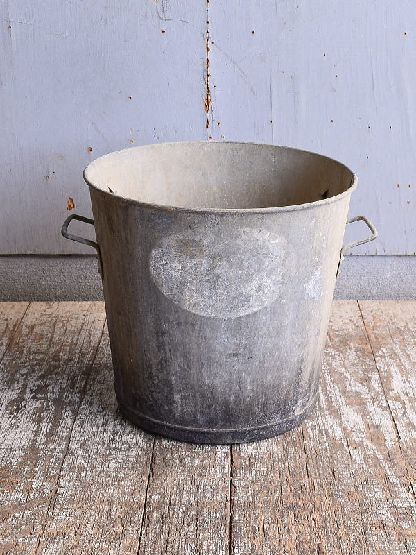 フレンチ アンティーク ブリキ ウォッシングタブ ガーデニング  11556