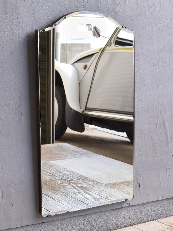 イギリス アンティーク　 壁掛けミラー 鏡　11652