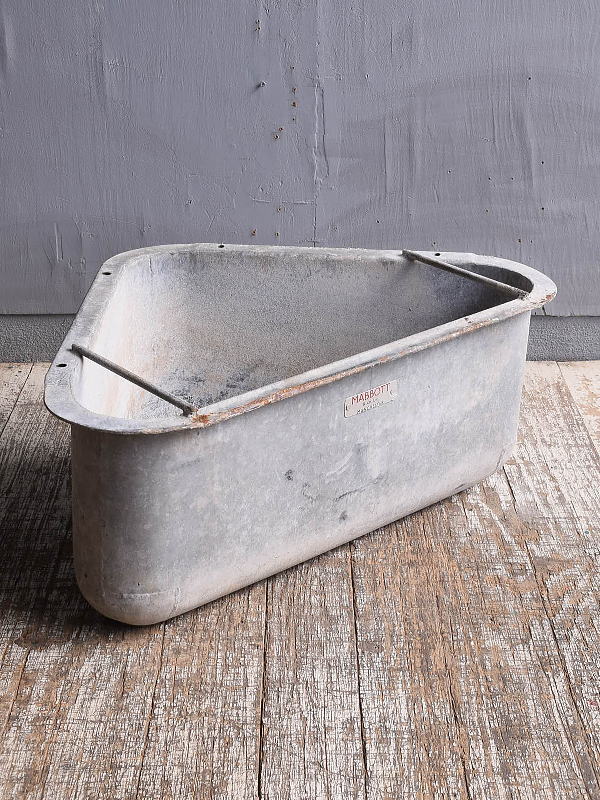 イギリス アンティーク ブリキ製　フィーダー　プランター　11655