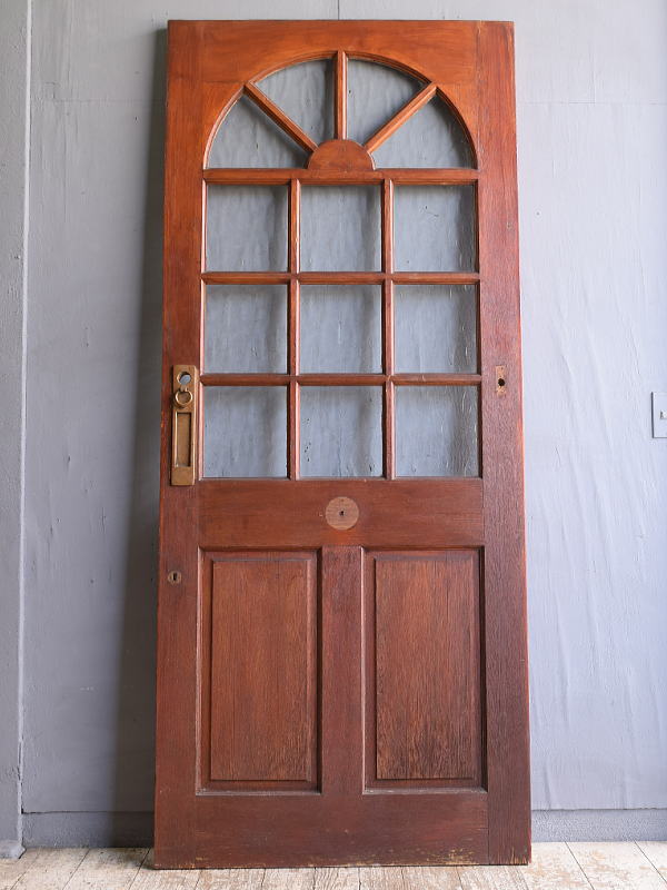 イギリス アンティーク ガラス入りドア 扉 建具 11748