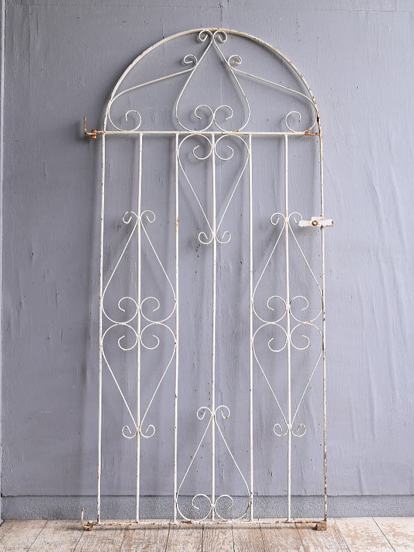 イギリスアンティーク アイアンフェンス ゲート柵 ガーデニング 11745