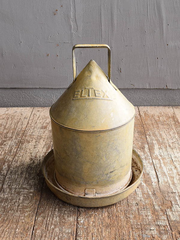 イギリス アンティーク ブリキ製　バードフィーダー 11774