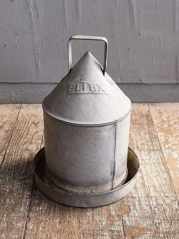 イギリス アンティーク ブリキ製　バードフィーダー 11776