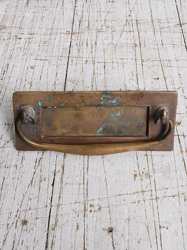 イギリス アンティーク レタースロット 郵便受け 建具金物 11788