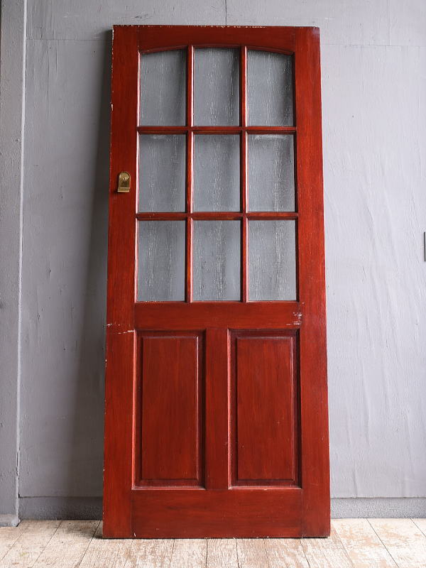 イギリス アンティーク ガラス入りドア 扉 建具 11849