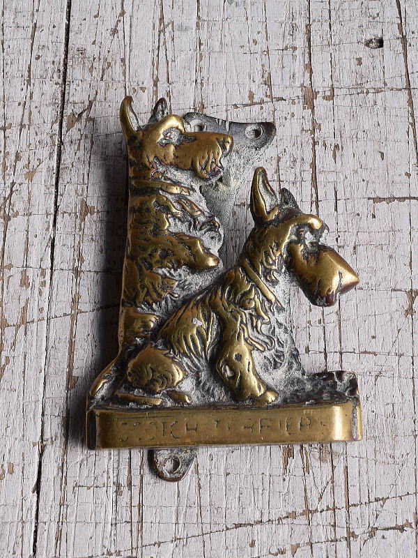 イギリス アンティーク 真鍮製ドアノッカー 11852