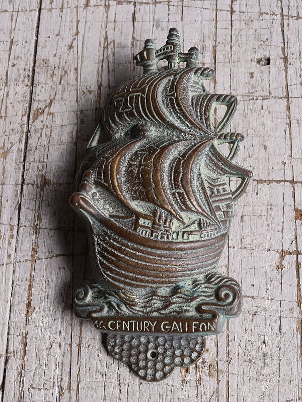 イギリス アンティーク 真鍮製ドアノッカー 11856