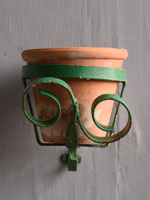 イギリス アンティーク アイアンプランタースタンド ディスプレイ 11892